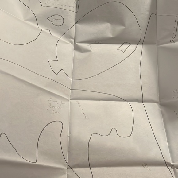 Birthday Cake Flag Sewing Pattern - Picture 2 of 3